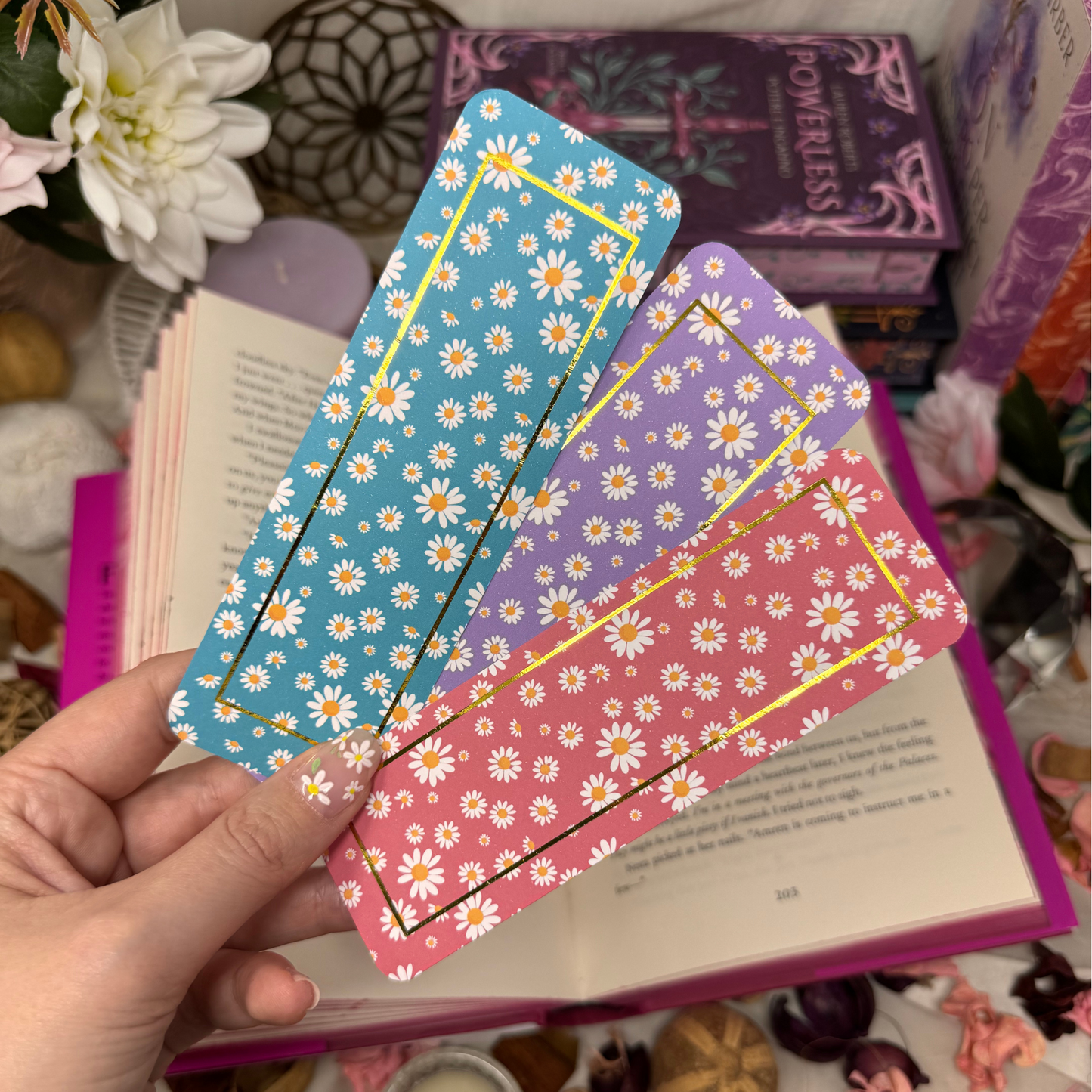 Bookmarks - Daisy Set of 3