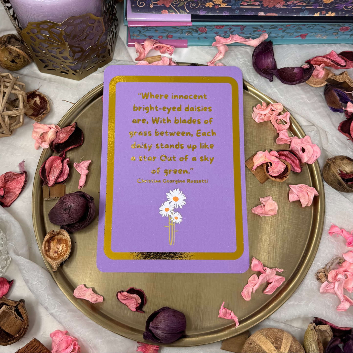 Inserto Kindle & Kobo - Purple Daisy